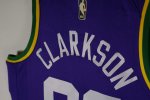 NBA 00 Clarkson Utah Jazz Maillot Retro Violet